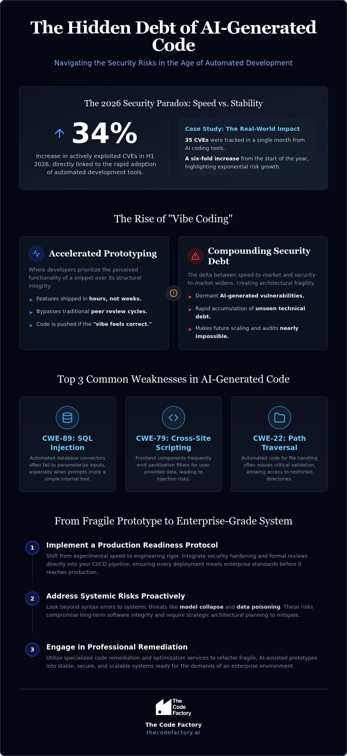 The State of AI Generated Code Vulnerabilities in 2026: An Enterprise Security Audit